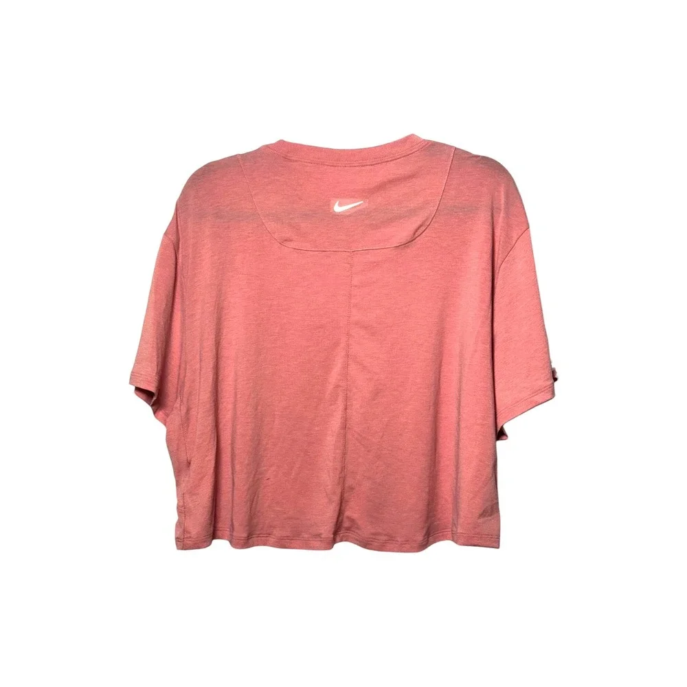 Nike One Dri-FIT Womens‎ Training T-Shirt Desert Berry Pink HJ1065-685 XL NWT